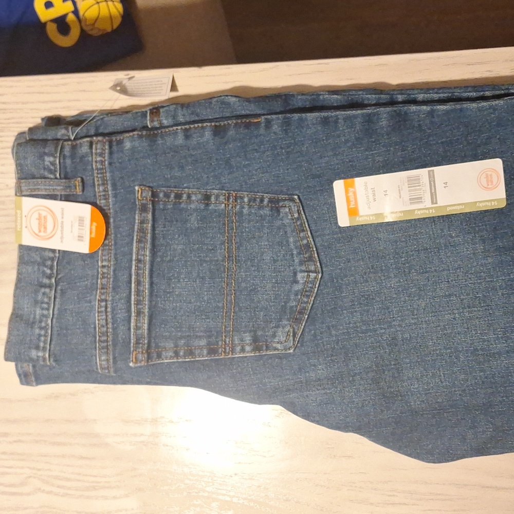 Boys jeans size 14 Huskey